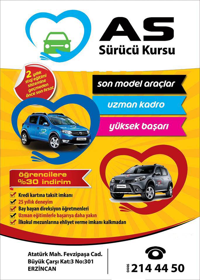 Erzincan Ehliyet Fiyat